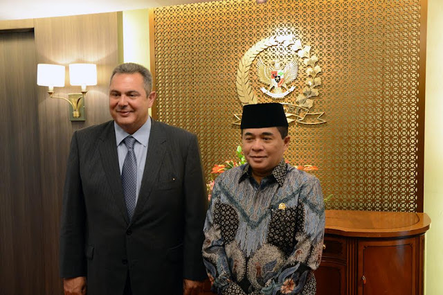 Συνάντηση ΥΕΘΑ Πάνου Καμμένου με τον Αντιπρόεδρο της Ινδονησίας Muhammad Jusuf Kalla και τον Πρόεδρο της Βουλής Ade Komarudin - Φωτογραφία 5