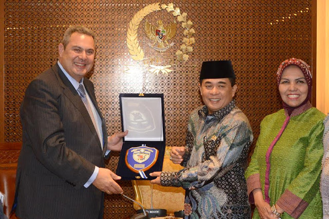 Συνάντηση ΥΕΘΑ Πάνου Καμμένου με τον Αντιπρόεδρο της Ινδονησίας Muhammad Jusuf Kalla και τον Πρόεδρο της Βουλής Ade Komarudin - Φωτογραφία 7
