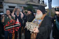 Λαμπρή υποδοχή της Τιμία Ζώνης της Παναγίας στην Πάτρα