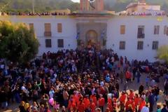 Κοσμοσυρροή στην Ιερά Μονή του Πανορμίτη στη Σύμη [photos]