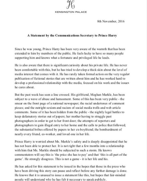 Η επίσημη ανακοίνωση του παλατιού για τη νέα σχέση του πρίγκιπα Harry - Φωτογραφία 2