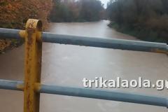 Τρίκαλα: Σε επιφυλακή η Περιφερειακή ενότητα Τρικάλων για πλημμύρες – ανεβαίνει επικίνδυνα η στάθμη των ποταμών