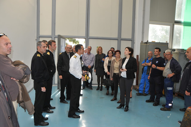 Επίσκεψη Ειδικής Γραμματέως ΥΠΕΘΑ σε Αρχηγείο Στόλου και Ναύσταθμο Σαλαμίνας - Φωτογραφία 2