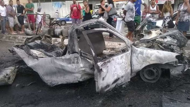 Πανικός στο Ρίο ντε Τζανέιρο από εκρήξεις σε αυτοκίνητο με φιάλες υγραερίου - Φωτογραφία 2