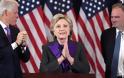 Γιατί η Hillary Clinton φόρεσε μωβ στην τελευταία ομιλία της;