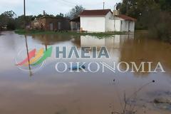 Πύργος: Εγκλωβίστηκαν ηλικιωμένοι - Πλημμύρισαν οικίες [photos+video]