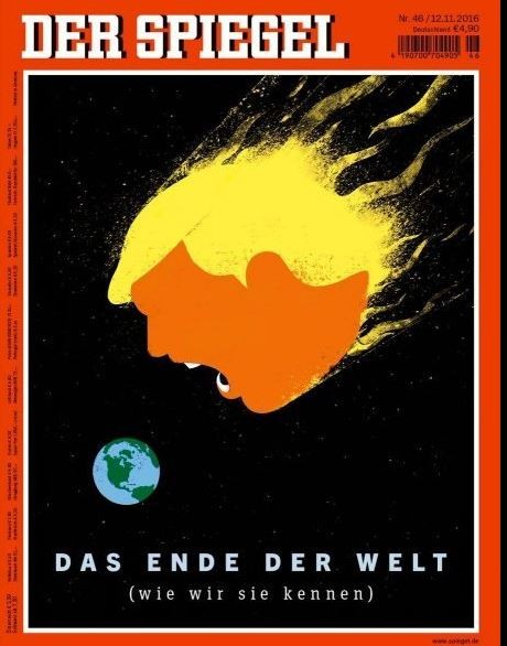 Το συγκλονιστικό εξώφυλλο του Spiegel για την εκλογή του Τραμπ - Φωτογραφία 2