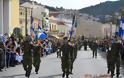 Φωτό από τη στρατιωτική παρέλαση στη Σάμο για την 104η επέτειο ένωσης του νησιού με την Ελλάδα - Φωτογραφία 11