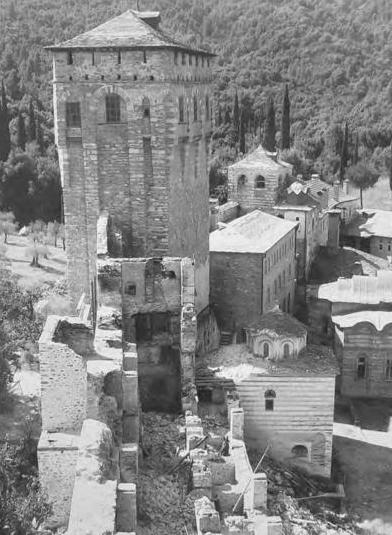 9280 - Ο πύργος του Αγίου Σάββα στη Μονή Χελανδαρίου Αγίου Όρους - Φωτογραφία 3