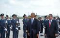 Φωτογραφίες από την υποδοχή του Προέδρου των ΗΠΑ Μπαράκ Ομπάμα από τον ΥΕΘΑ Πάνο Καμμένο - Φωτογραφία 5