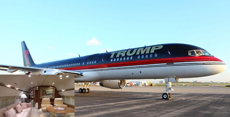 Η απόλυτη χλιδή: ΑΥΤΟ είναι το αεροπλάνο του Τραμπ από μέσα - Υπερπολυτελές και Ολόχρυσο [video] - Φωτογραφία 1