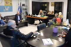 Συνάντηση της Αν. Αντιπεριφερειάρχη Πέλλας Αθηνάς Αηδονά με τους Δημάρχους της Π.Ε. Πέλλας στο Διοικητήριο