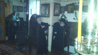 9317 - Φωτογραφίες από τη σημερινή πανήγυρη στο Ιερό Κουτλουμουσιανό Κελλί των Αγίων Αρχαγγέλων (Καρυές Αγίου Όρους) - Φωτογραφία 1