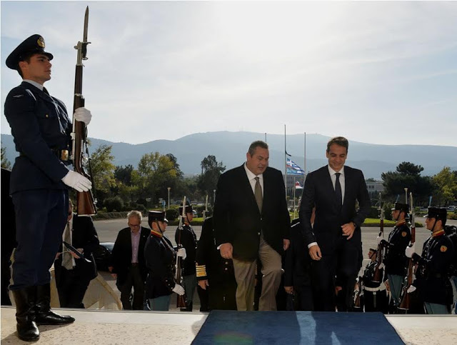 Επίσκεψη του Προέδρου της Νέας Δημοκρατίας Κυριάκου Μητσοτάκη στο ΥΠΕΘΑ - Φωτογραφία 2