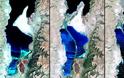 Η Νεκρά Θάλασσα πεθαίνει όπως φαίνεται από φωτό της NASA - Φωτογραφία 1