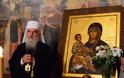 9374 - Ο Πατριάρχης της Σερβίας κ. Ειρηναίος στην Ιερά Μονή Χιλιανδαρίου. Θα προεξάρχει των εορταστικών εκδηλώσεων στην πανήγυρη του μοναστηριού. - Φωτογραφία 1