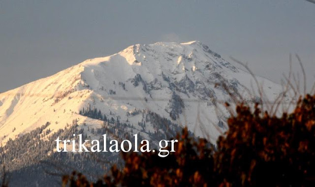 ΔΕΙΤΕ πως φαίνονται σήμερα οι χιονισμένες βουνοκορφές Τρικάλων και Καρδίτσας - Φωτογραφία 3