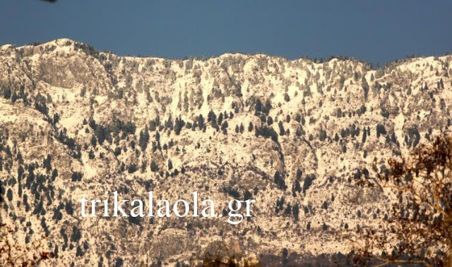 ΔΕΙΤΕ πως φαίνονται σήμερα οι χιονισμένες βουνοκορφές Τρικάλων και Καρδίτσας - Φωτογραφία 5