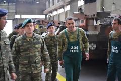 Επίσκεψη ΓΕΠΣ Αντιστρατήγου Ιωάννη Ηλιόπουλου σε 1η ΤΑΞΑΣ, 303-304 ΠΕΒ