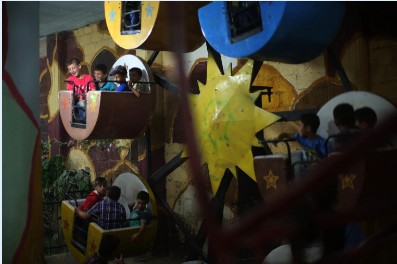 Ο παιδότοπος σε υπόγεια τούνελ στη Συρία - Φωτογραφία 1