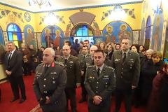 Ο Εσπερινός της εορτής της Αγίας Βαρβάρας στο Στρατόπεδο ''Μπουγά'' Λάρισας