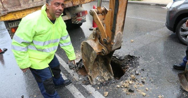 Λακκούβα με διάμετρο … μισό μέτρο αποκαλύφθηκε στο Ηράκλειο [photos] - Φωτογραφία 4