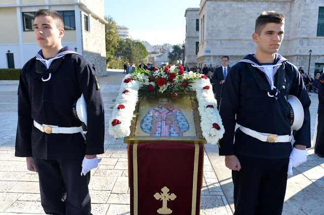 Η Πολιτική και Στρατιωτική Ηγεσία του ΥΠΕΘΑ στις εκδηλώσεις για τον εορτασμό του Αγίου Νικολάου, Προστάτη του Πολεμικού και Εμπορικού Ναυτικού - Φωτογραφία 7