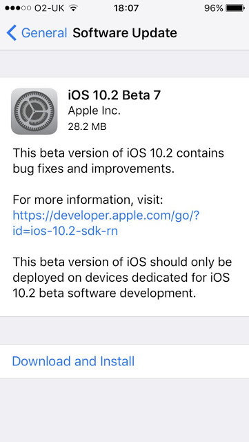 Η Apple κυκλοφόρησε το iOS 10.2 beta 7 για iPhone και iPad - Φωτογραφία 3