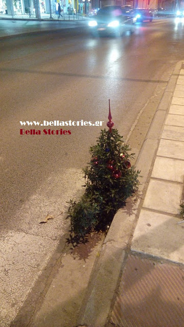 Μόνο στην Ελλάδα: Τύπος στόλισε δέντρο που φύτρωσε στο κέντρο δρόμου της Θεσσαλονίκης! - Φωτογραφία 3