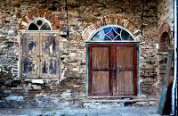 9436 - Φωτογραφίες με πόρτες και παράθυρα από κτήρια του Αγίου Όρους - Φωτογραφία 3