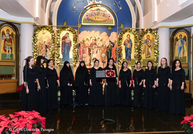 Στιγμές από τη Χριστουγεννιάτικη συναυλία βυζαντινής μουσικής στη Νέα Υόρκη - Φωτογραφία 3