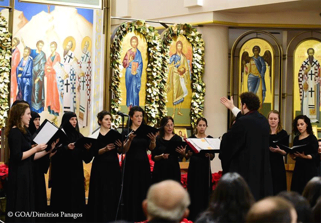 Στιγμές από τη Χριστουγεννιάτικη συναυλία βυζαντινής μουσικής στη Νέα Υόρκη - Φωτογραφία 4