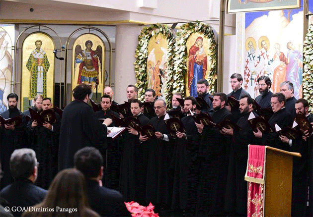 Στιγμές από τη Χριστουγεννιάτικη συναυλία βυζαντινής μουσικής στη Νέα Υόρκη - Φωτογραφία 5