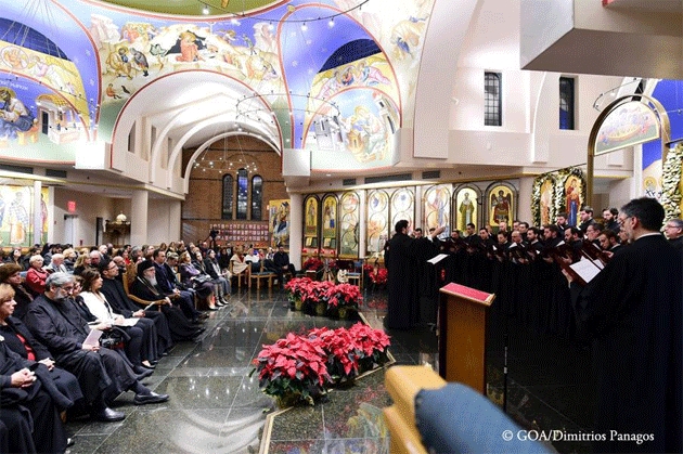 Στιγμές από τη Χριστουγεννιάτικη συναυλία βυζαντινής μουσικής στη Νέα Υόρκη - Φωτογραφία 8