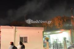 Άρπαξε φωτιά ο λέβητας κατοικίας στα Χανιά [photos]