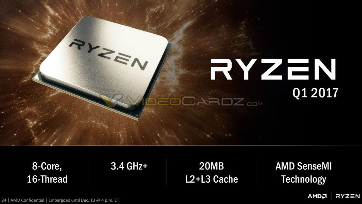 AMD RYZEN: 8 πυρήνες, 16 threads, 3,4GHz+ συχνότητα λειτουργίας - Φωτογραφία 1