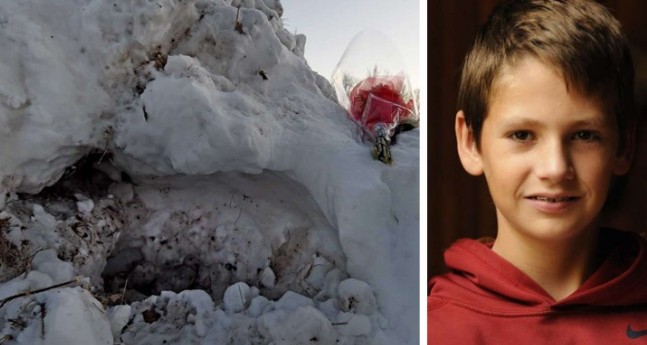 Αγόρι  έπαιζε στα χιόνια θάφτηκε ζωντανό και πέθανε - Φωτογραφία 1