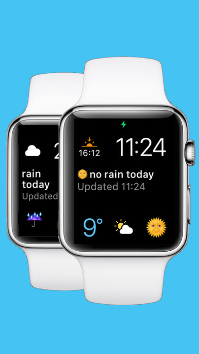 RainFace : AppStore new free.. Δείτε την πιθανότητα να βρέξει στο ρολόι σας - Φωτογραφία 4