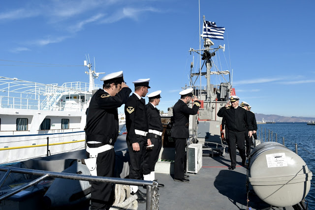 Επίσκεψη Αρχηγού Γενικού Επιτελείου Ναυτικού σε Νήσους Ανατολικού Αιγαίου και Πολεμικά Πλοία εν όρμω - Φωτογραφία 8