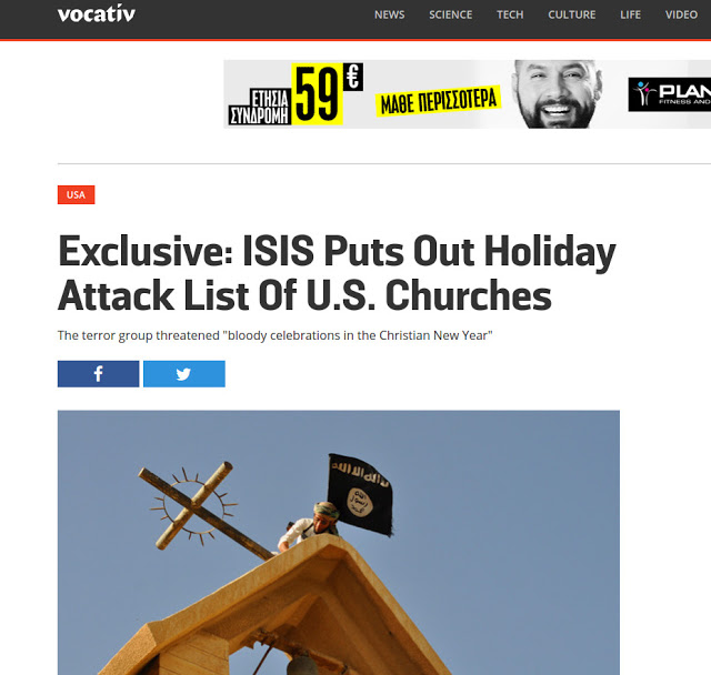 Το ISIS απειλεί με μακελειό στις γιορτές Ευρώπη και ΗΠΑ - Φωτογραφία 2