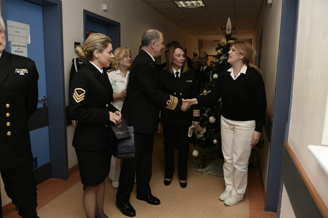 Επίσκεψη Αρχηγού ΓΕΝ στο Ναυτικό Νοσοκομείο Αθηνών - Φωτογραφία 6
