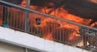 Πανικός από φωτιά σε διαμέρισμα - Έγινε στάχτη μέσα σε λίγα λεπτά - Φωτογραφία 1