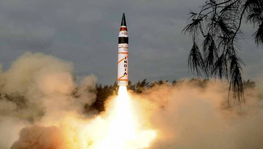 Ινδία: Επιτυχής δοκιμή του διηπειρωτικού πυρηνικού πυραύλου Agni-V - Φωτογραφία 1