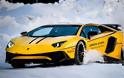 Μια μέρα για snow-drifting με Lamborghini στις Άλπεις [video]