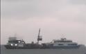 ΒΙΝΤΕΟ- η μεταφόρτωση του «φορτίου» του Alcatras σε τουρκικό πλοιάριο στην ΚΩ - Φωτογραφία 1