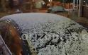Σφοδρή χιονόπτωση στη Νέα Φιλαδέλφεια