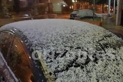 Σφοδρή χιονόπτωση στη Νέα Φιλαδέλφεια