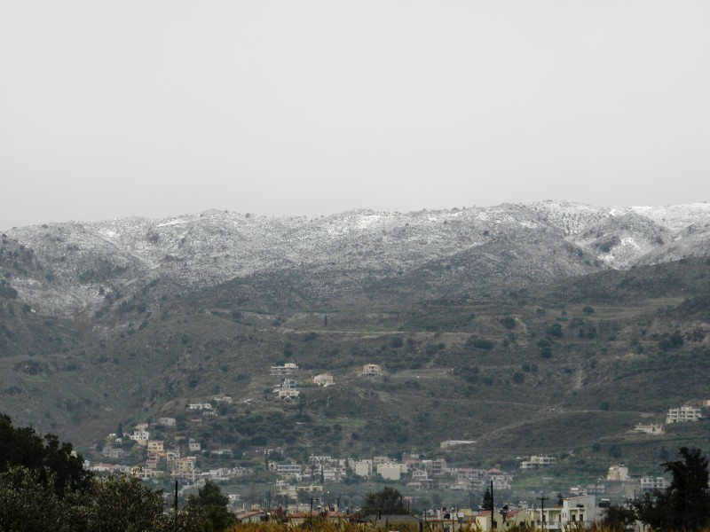 Χιονοπτώσεις σε όλες τις ορεινές και ημιορεινές περιοχές στα Χανιά - Φωτογραφία 3