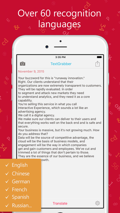 TextGrabber – image to text: AppStore free today - Φωτογραφία 5