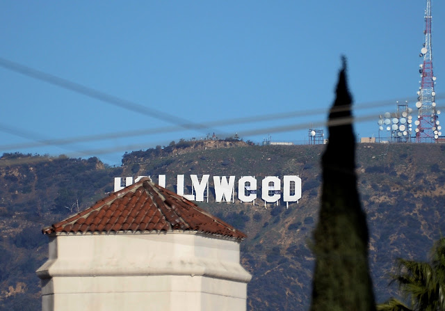 Η πινακίδα Hollywood έγινε... Hollyweed! Τι συνέβη - Φωτογραφία 3